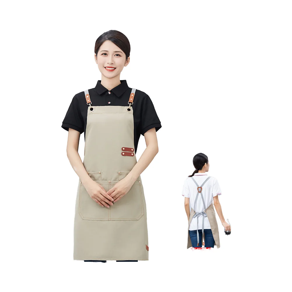 Waterproof and oil-proof cooking apron Kitchen apron