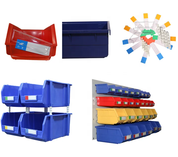 Factory direct sales durable Plastic Stacking Tote Bin for Items Picking