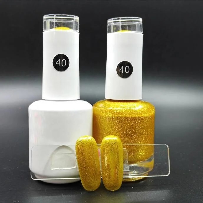 Glitter nail gel polish 15ml wholesale salon use combo set