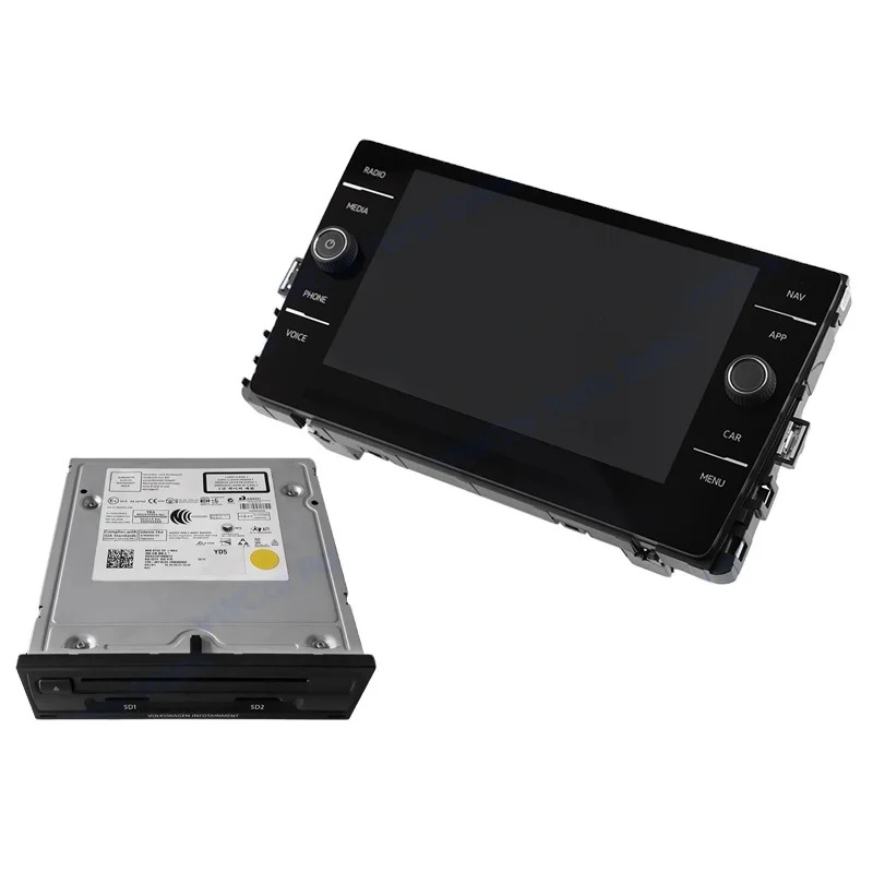 5G6919605B Original 8 inch Touch Screen Glass MIB Display For Volkswagen Golf 7 7.5 MK7 Passat B8 Polo Mk6