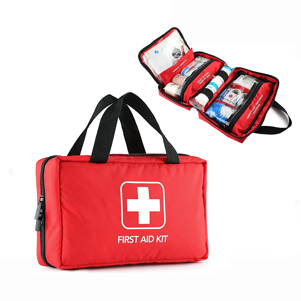 220PCS First-Aid Kit Pouch First Aid Supplies With Hospital Grade Medical Supplies For Car Home Camping