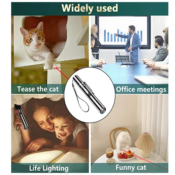 2022 Cat Pointer Toy, Adjustable Patterns Pet Laser toys