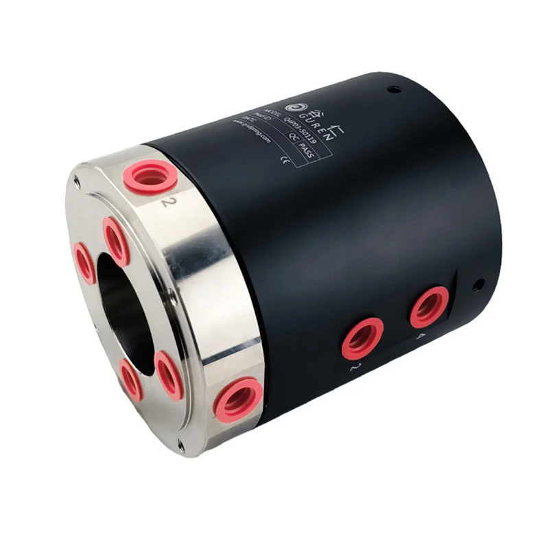 360 degree rotating air joint large aperture pneumatic slip ring high sealing air guide ring