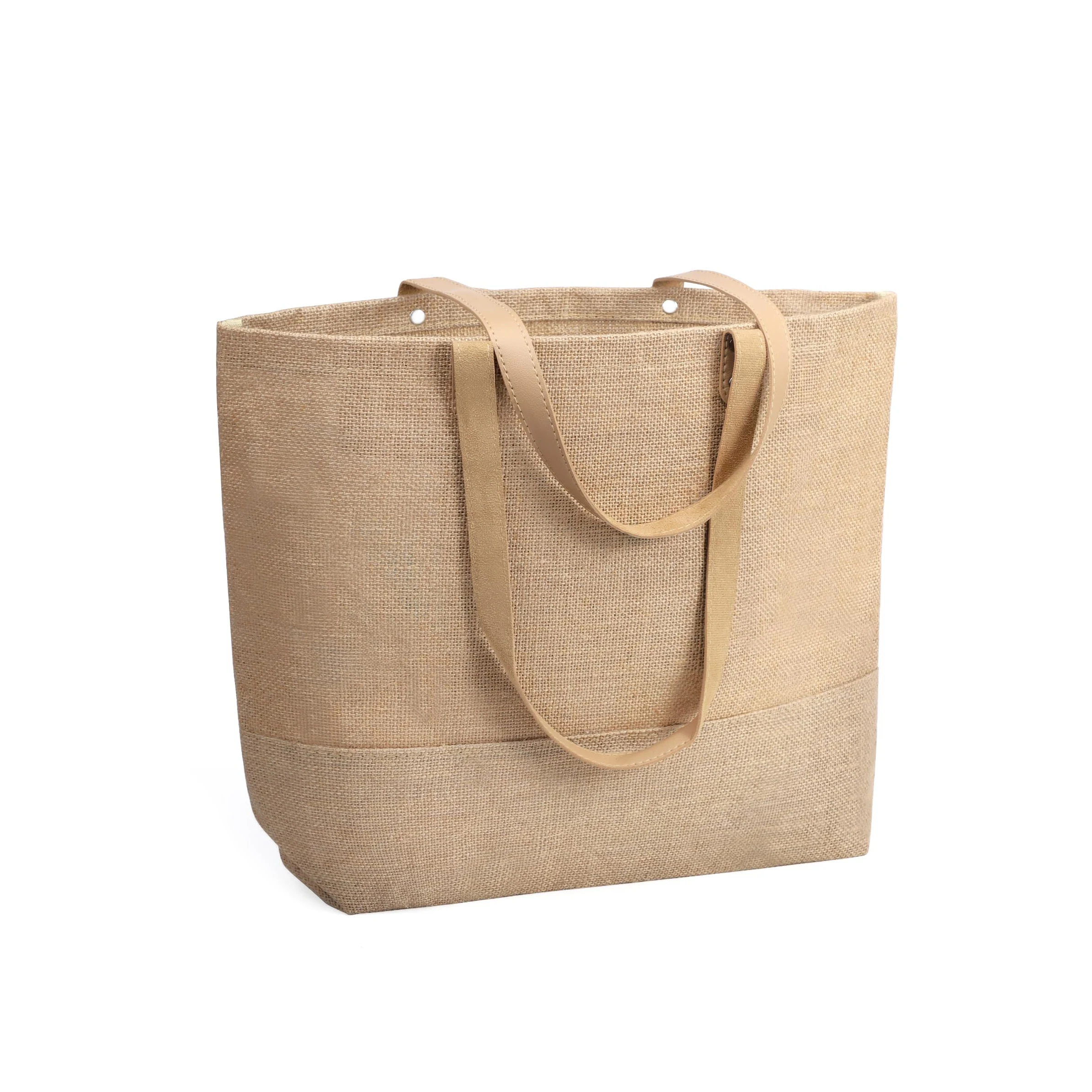 Женская Льняная сумка из джутовой ткани