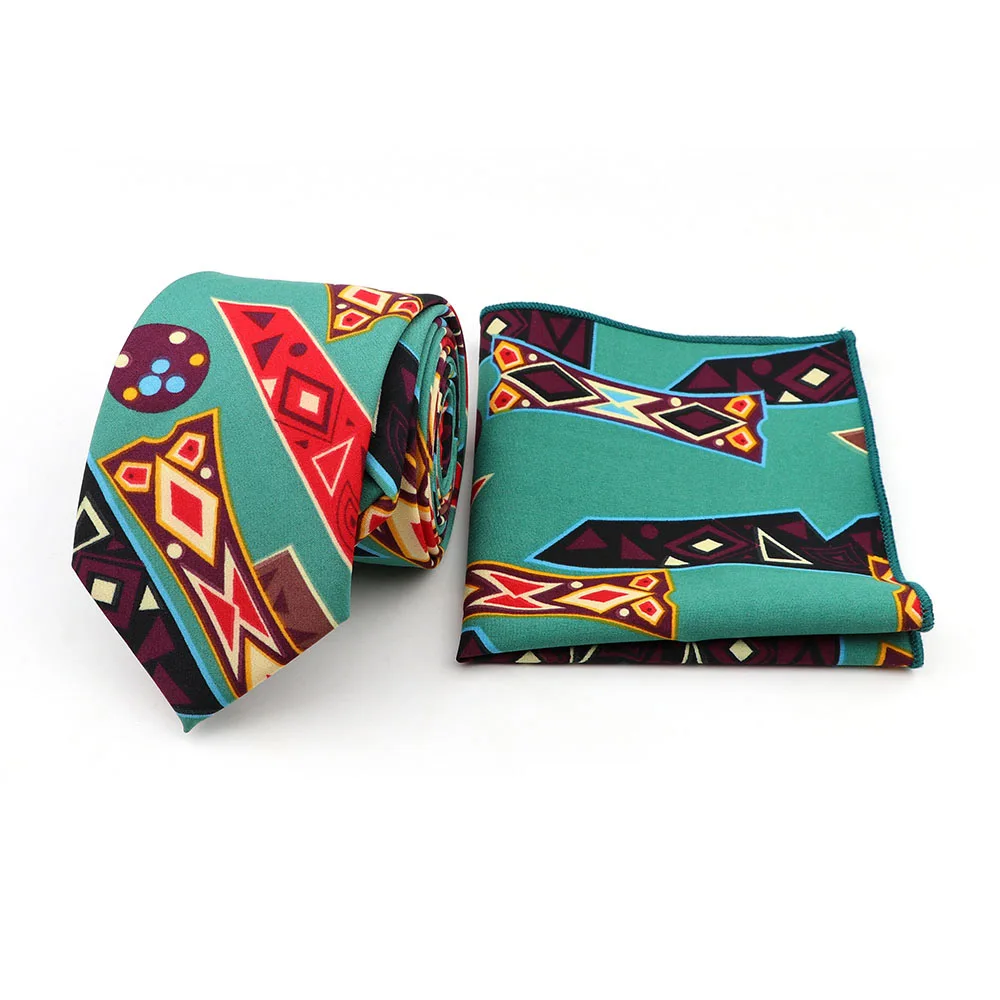 
 Мягкий платок Brisk, шарф, шейный галстук 7 см, набор винтажных богемных цветочных баманов, аквалетный Карманный квадратный галстук для мужчин, аксессуар, подарок  