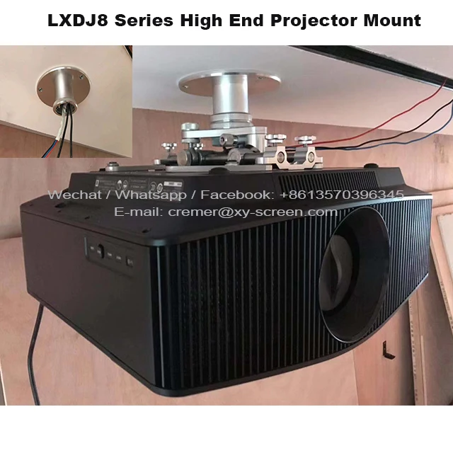 High Class Retractable Projector Ceiling Mount Hanger for High End Heavy Big Projectors