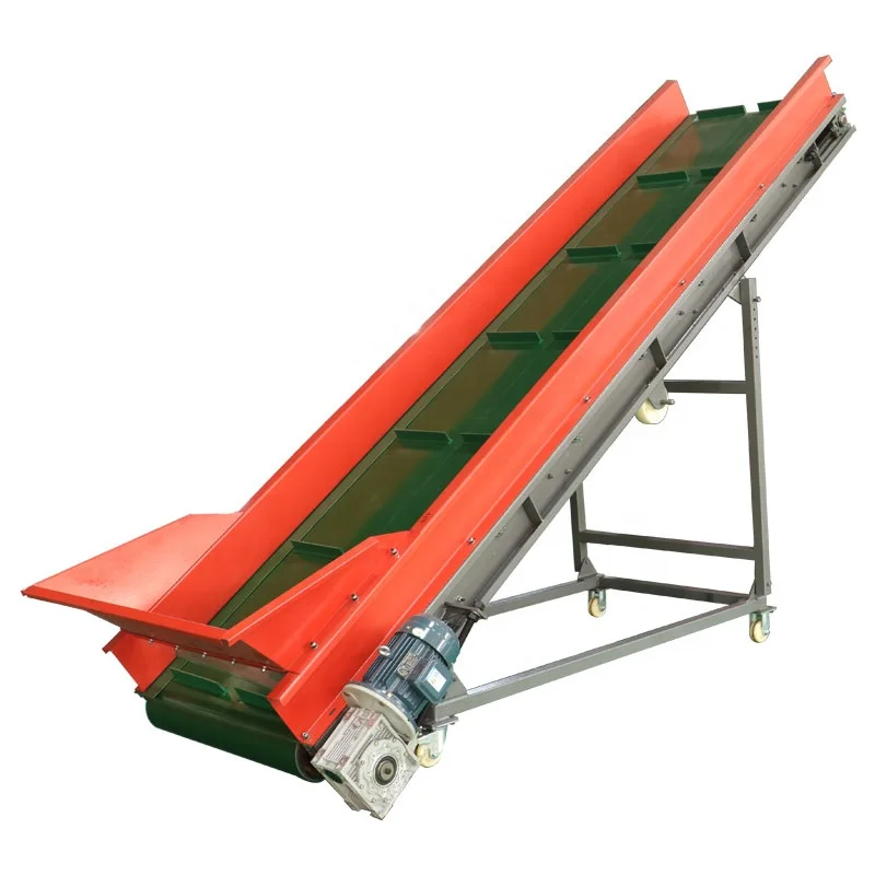 Pvc Belt Conveyor For Translate Crusher Machine Plastic