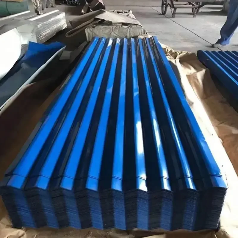 High quality pre coated Gi steel coated metal PPGI color roof price roof panel galvanized corrugated board