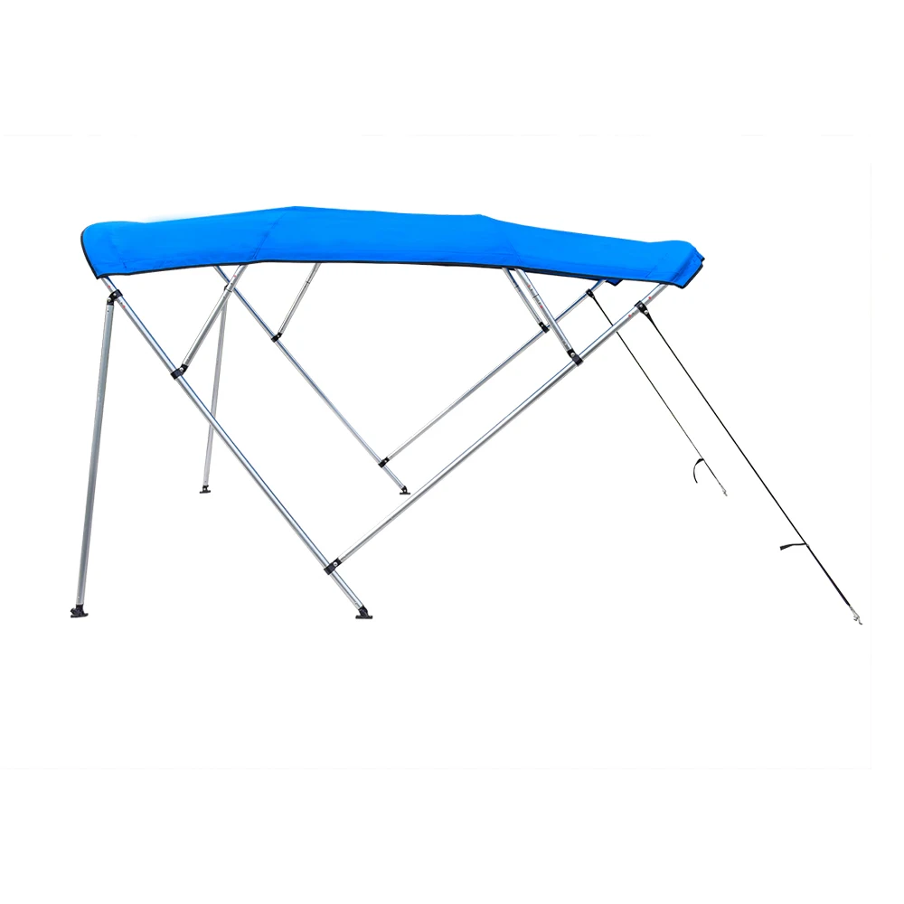 
600D Oxford Fabric boat 4 bow bimini top and marine aluminium bimini top marine hardware 