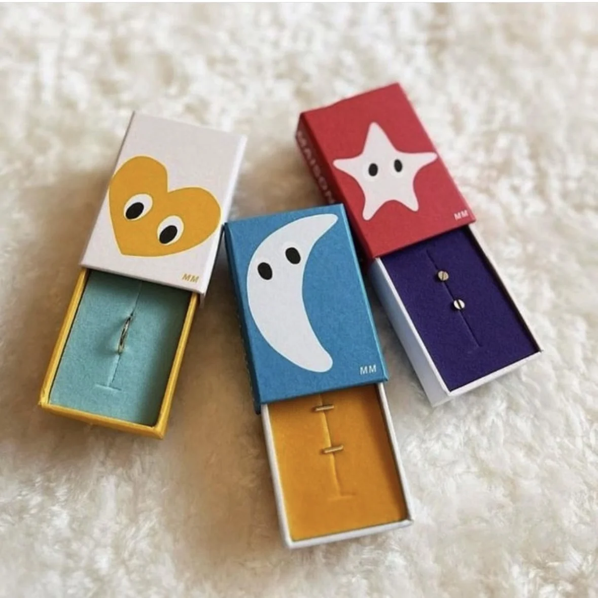 Handmade Jewelry Boxes Paper Jewelry Boxes For Earrings Rings Necklace Elegant Jewels Packaging Color Printing Jewelry Container