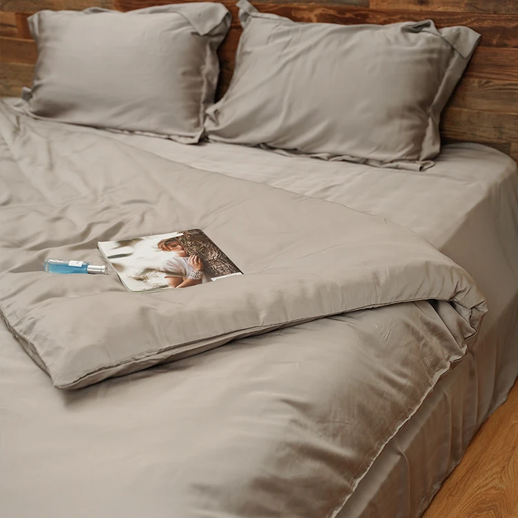 300tc/400tc Thread Count Soft Feeling Cooling Bed Sheet 4 Pc Sheet Set Bamboo Sheets