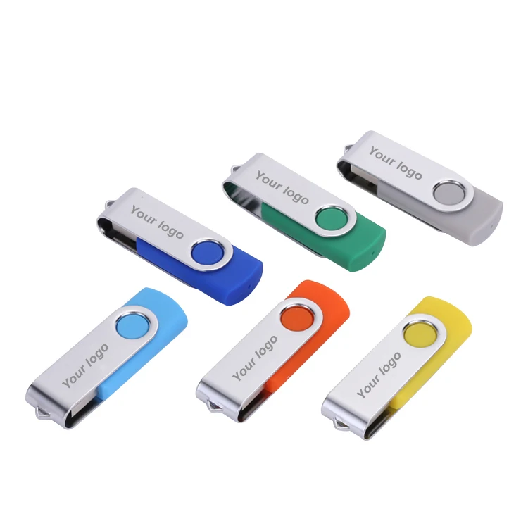 Популярный бесплатный новый стиль Красочный логотип 2,0 usb флеш-накопитель 128 Гб 64 ГБ 32 ГБ 16 ГБ 8 ГБ 512 ГБ вращающийся флеш-диск