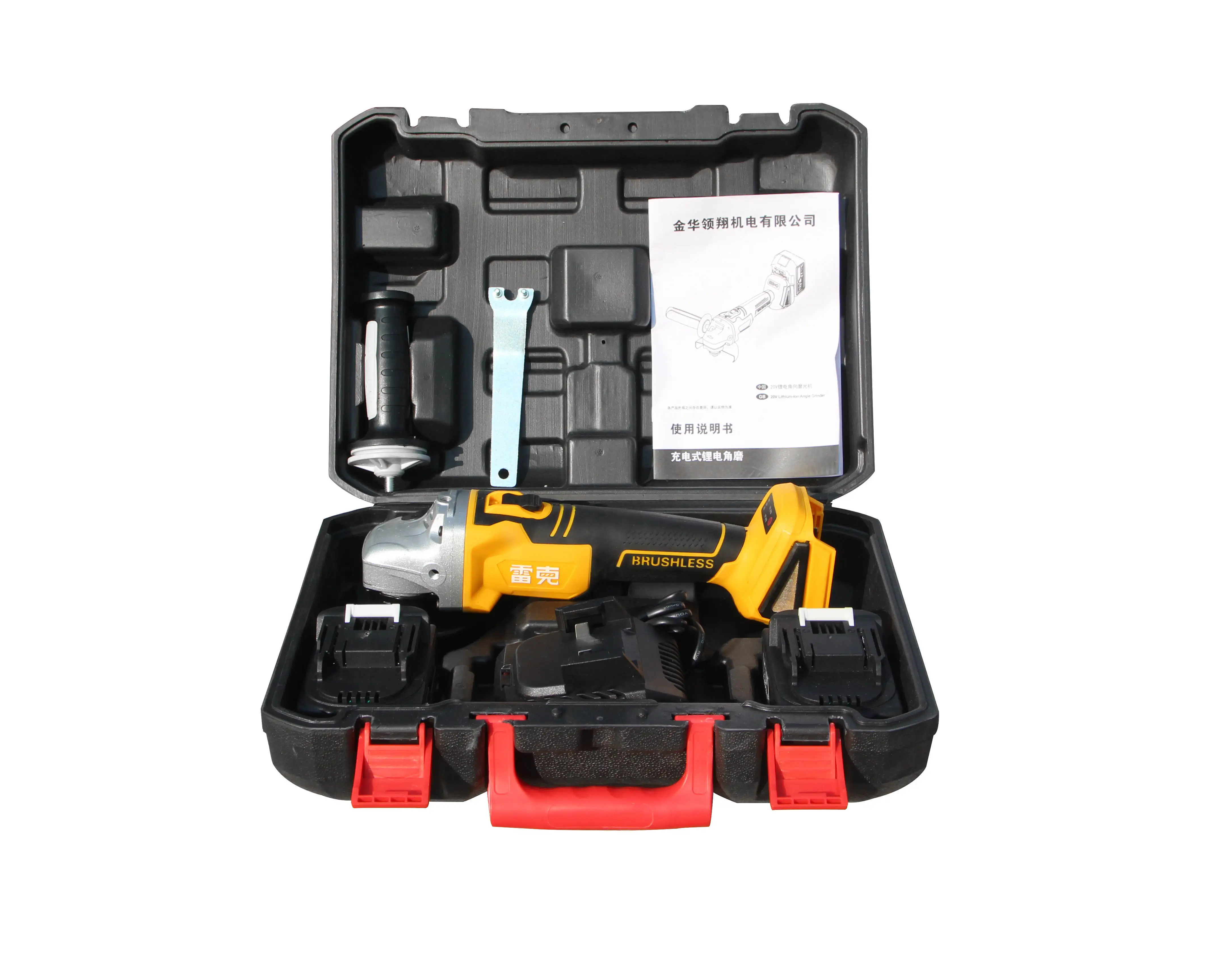 Aowei 18v brushless motor angle grinder 100mm good quality