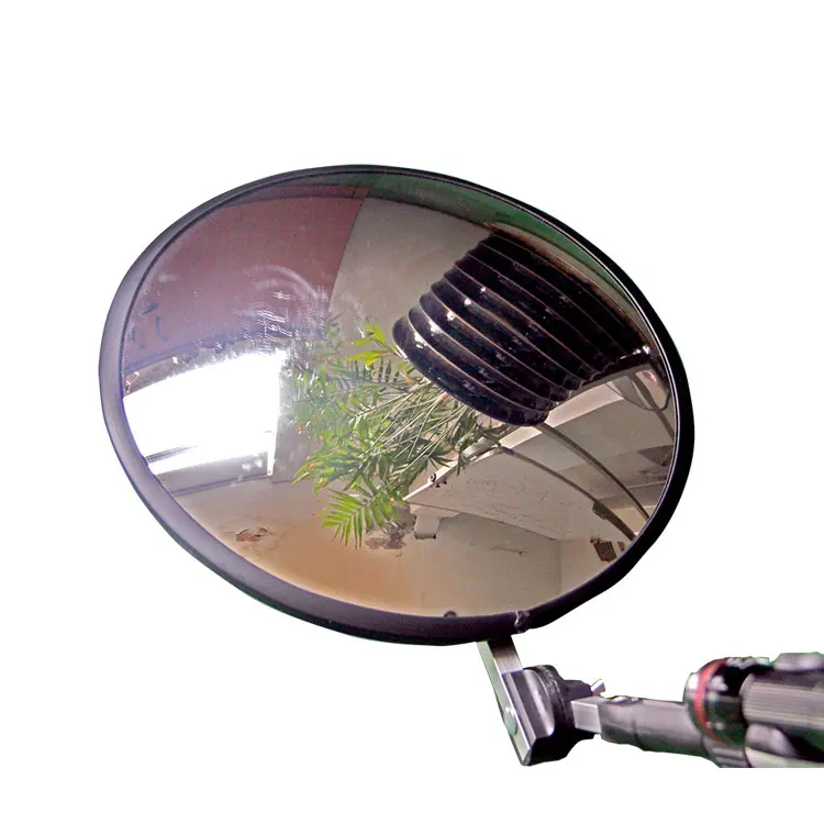 Hot sales 30cm under car convex security inspection mirror with light