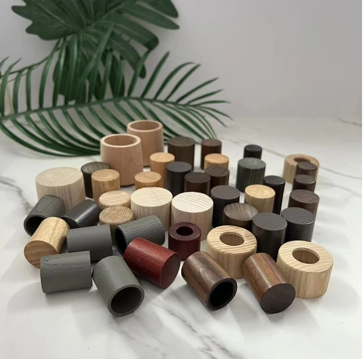 Direct Sales Of Custom  High Quality Wooden Lid For Massage Oil Perfume Glass Bottle