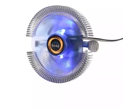 DC 12V 3pin LED Aluminum Cooling Fan be quiet LGA775/115X  AMD PC Cpu Cooler Heatsink radiators heatpipe