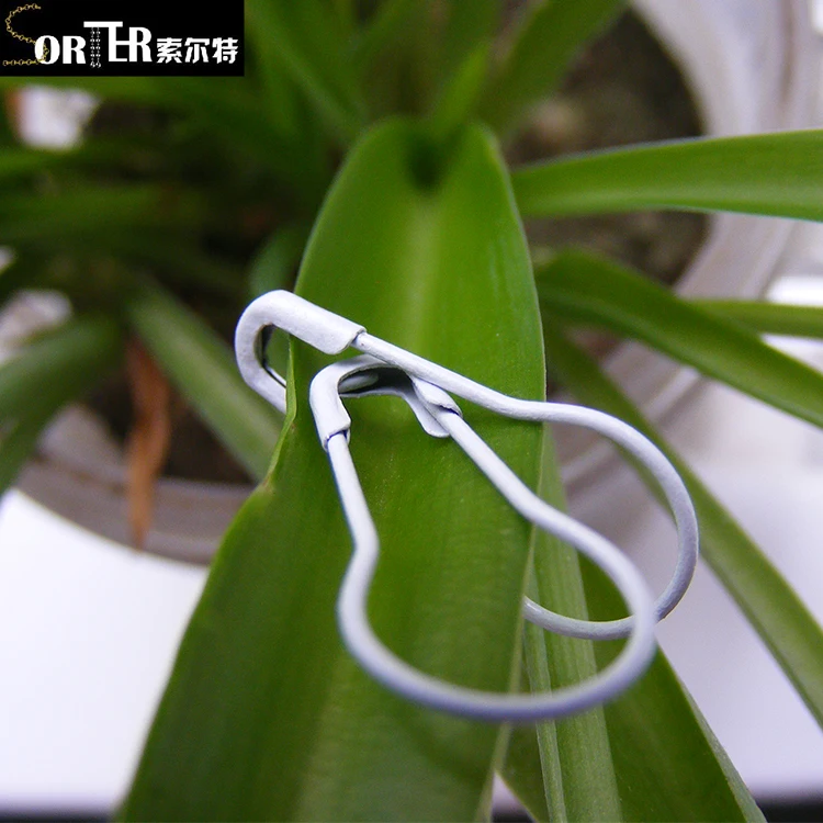 22mm white color pear safety pin bulb shaped high quality metal safety pin