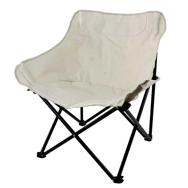 Camping Folding Outdoor Portable Big Foldable Half Children Lounge Round Kids Parts Lawn Branded Rocking High Back Moon Chair