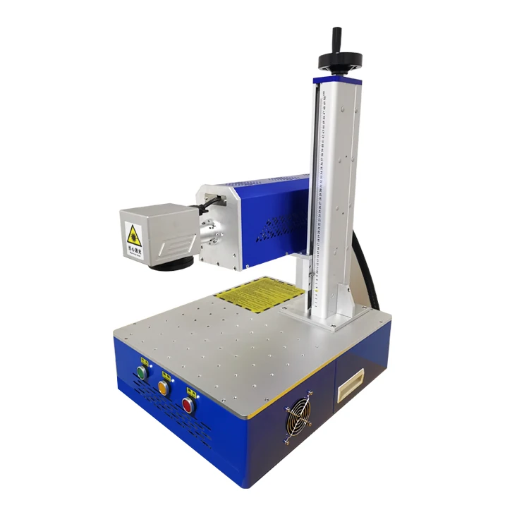 
2020 Trends 20W 30W portable co2 3d laser marking machine with glass tube case 