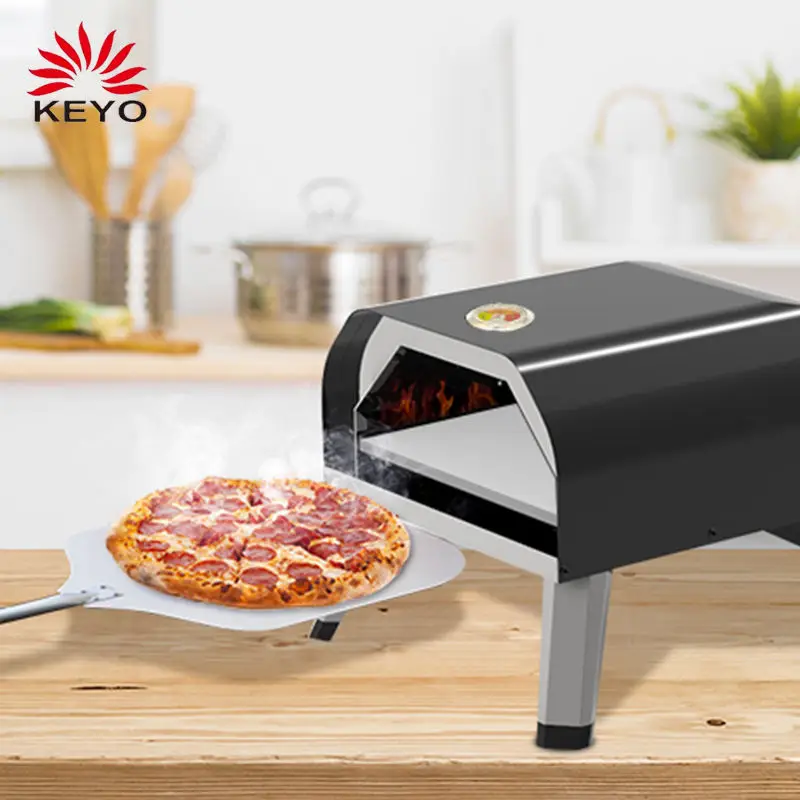 12 Inch Manufacturer Price Outdoor Grill Tabletop Portable Horno De Forno Gaz Gas Pizza Oven For Sales