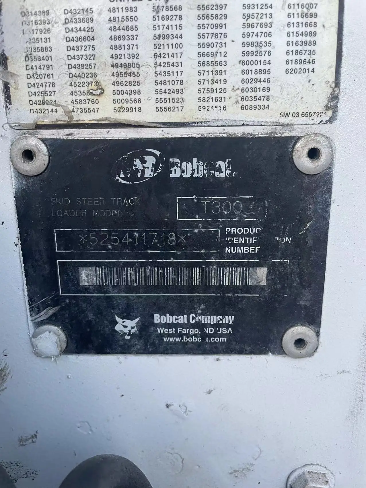 Hot selling used Skid Steer Loader BOBCAT T300 in good condition for sale