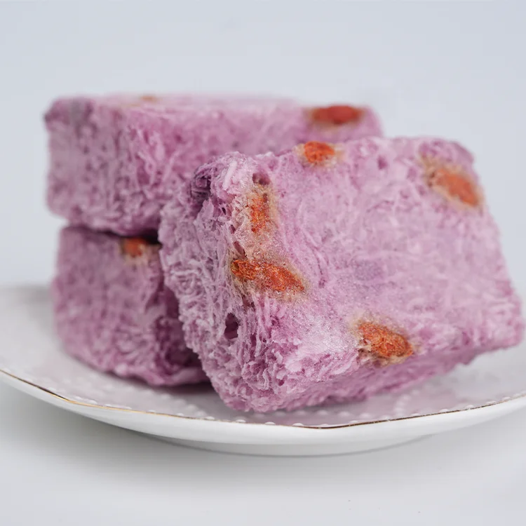 wholesale fast food breakfast healthy food  purple potato and wolfberry tremella soup freeze dried tremella soup