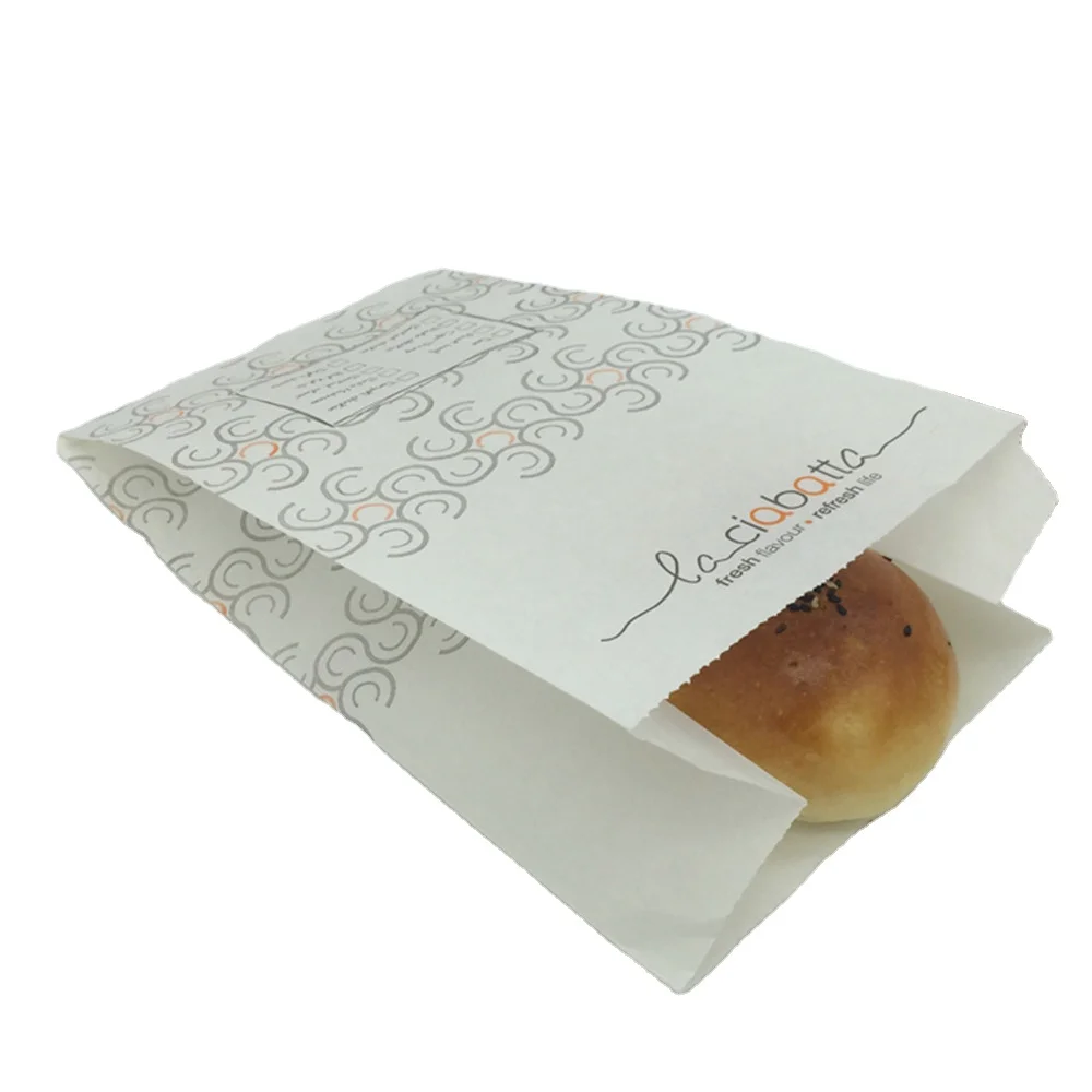 Custom Size white paper sandwich bag roll