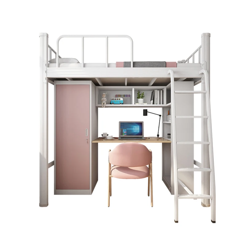 Мебель для общежития использованная Военная металлическая индивидуальная школьная цветная Золотая кованая металлическая плоская кровать