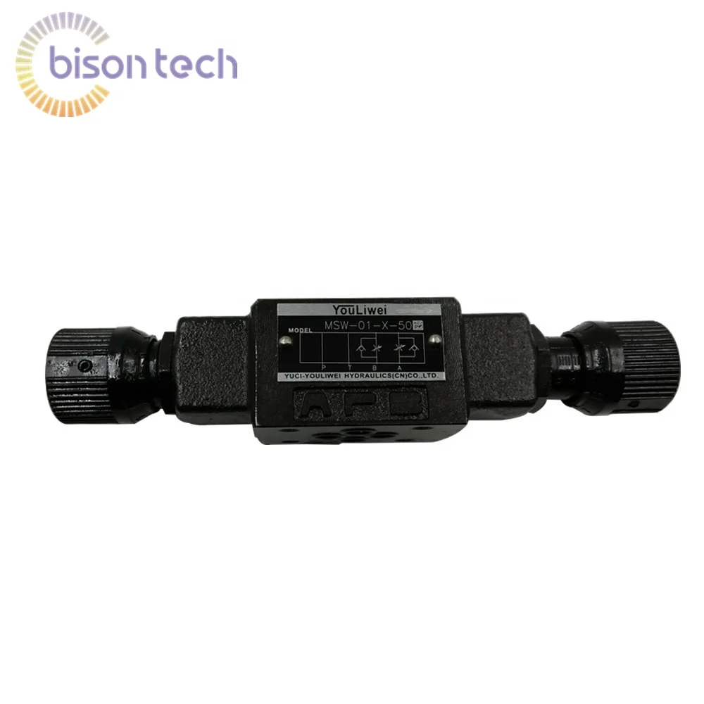 YUKEN series MSW-01 Throttle and check modular valves  hydraulic modular valve MSA-01 MSB-01