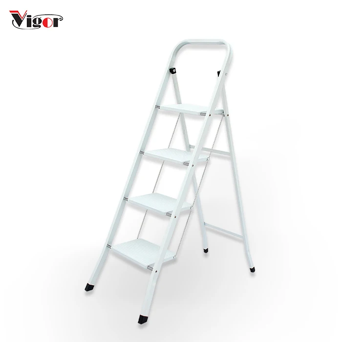 Multi Position Ladder 5 Step Ladder With Handrail Folding Iron Ladder