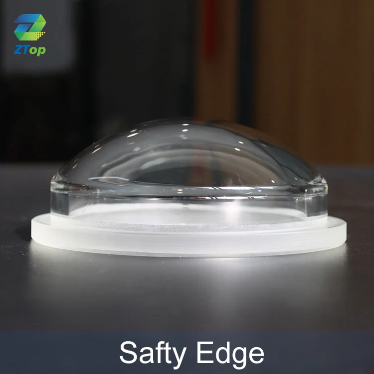 Deep Sea Water Camera BK7 Optical Dome Glass Cover with Flange