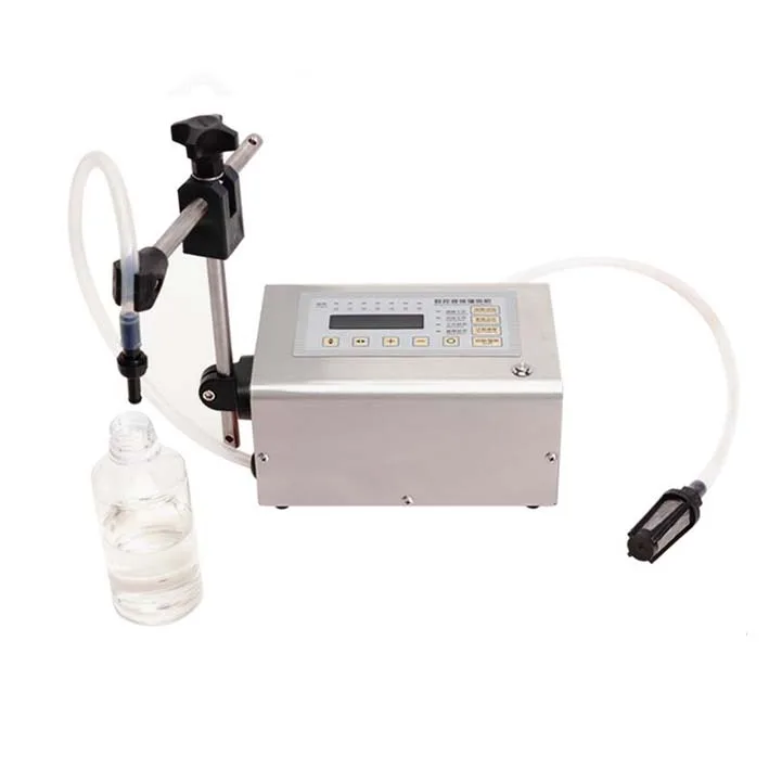 GFK-160 small type electric manual bottle liquid filling machine