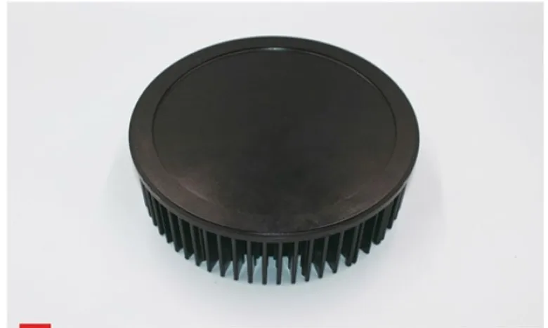 Led High Power Cob Led Light Round Amplifier Heatsink Big Black Aluminum 100 Watt Cob Led Heatsink For Led High Bay