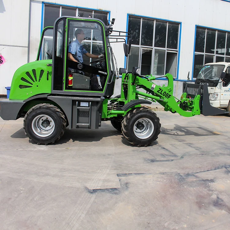Hydrostatic transmission 908 800KG green garden trucking mini wheel loader compact