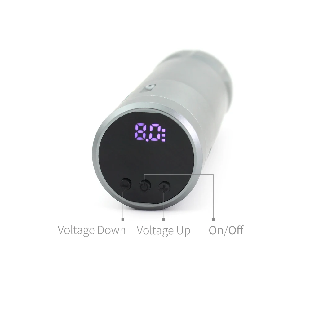 Aircraft Aluminum 1200mAh Wireless Tattoo Pen Machine 10500RPM