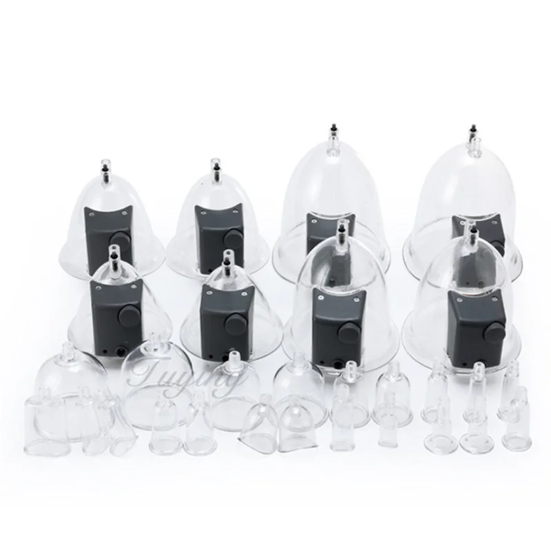 Anti Cellulite Massage Cupping Set Suction Cups Vacuum Therapy Machine Ventosas Masajes Ventouse Electrodes