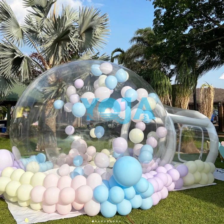 High quality bubble Tent PVC Inflatable balloon clear dome outdoor camping tents party clean bubble house for kids Factory price