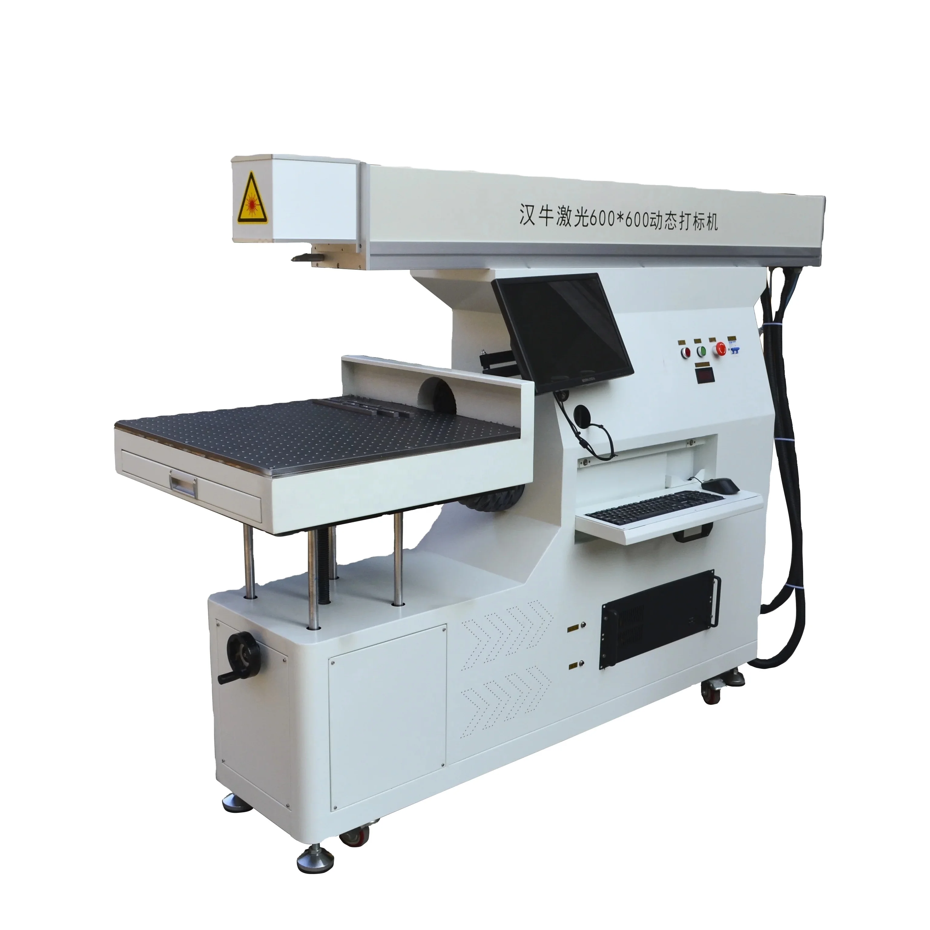 New 10W Plastic 20W 40W CO2 Flying Non Metal Laser Marking Engraver Machine