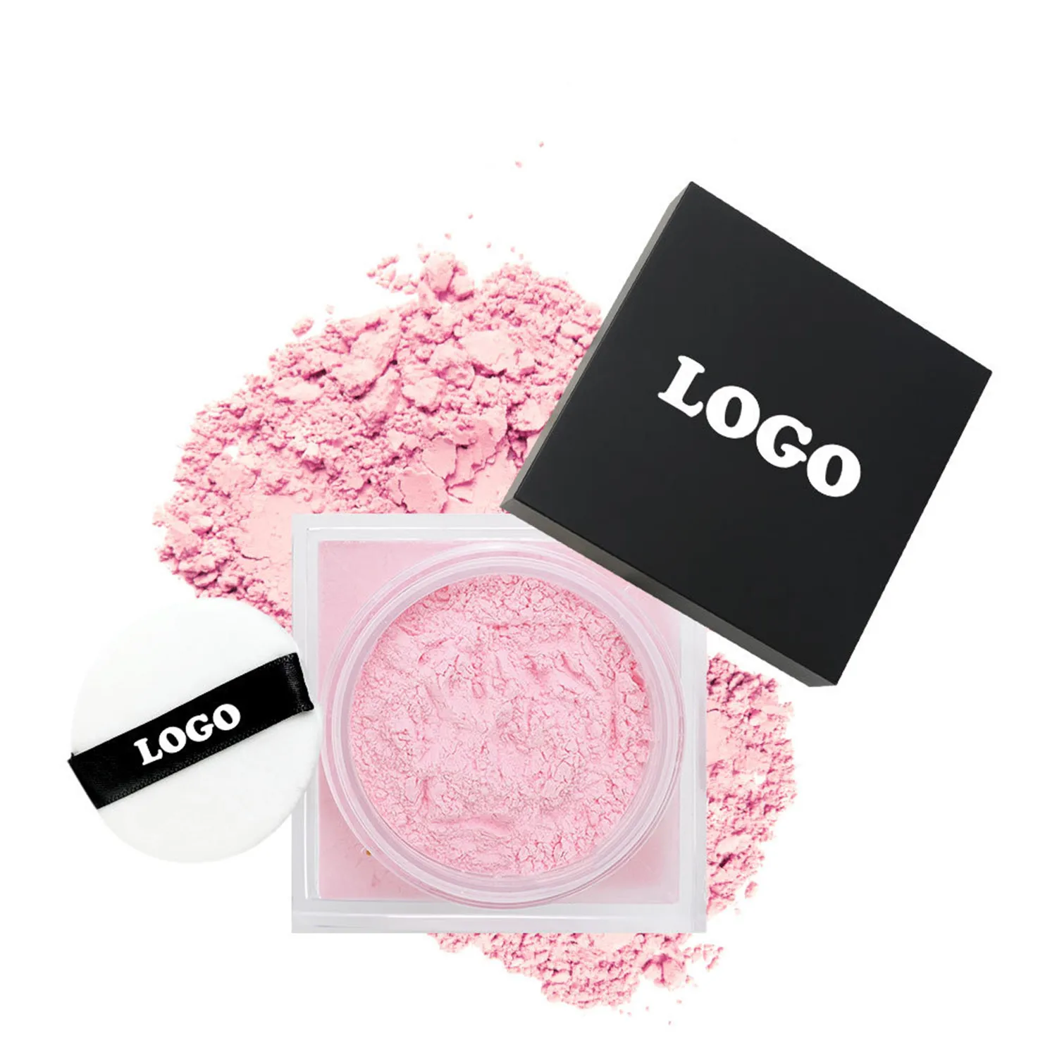 Wholesale No Logo 14 Colors High Quality Cosmetics Setting Powder Face Makeup Translucent  Loose Powder Private Label