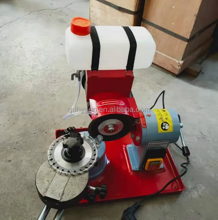 2023 Mini manual circular alloy saw blade sharpening machine HYSEN wood saw blade gear grinding machine for sale
