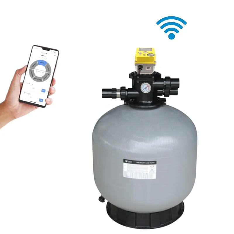 AIBO WIFI Pool Automatic Backwash Sand Filter Top Mount and Side Mount Sand Filter
