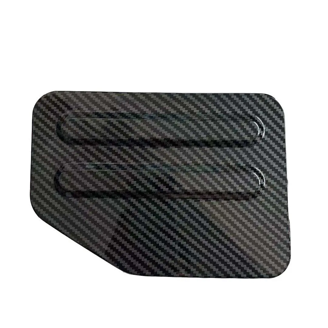 For Suzuki Jimny 2019-2020 ABS Carbon Fiber Fuel Tank Oil Gas Cover Trim Decoration Stickers Exterior Car Accessories