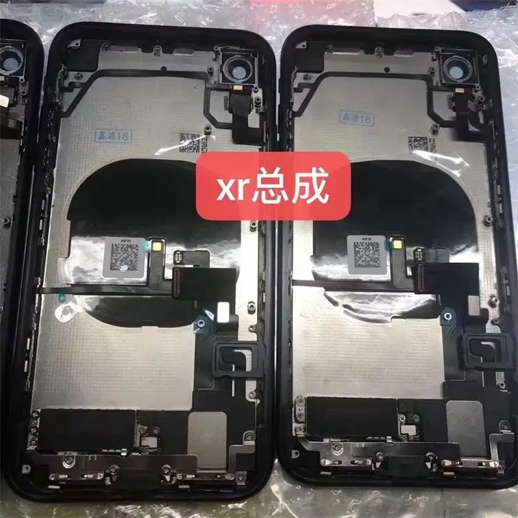 Новейшие запасные части для корпуса iPhone xr задняя крышка батарейного отсека заднее стекло