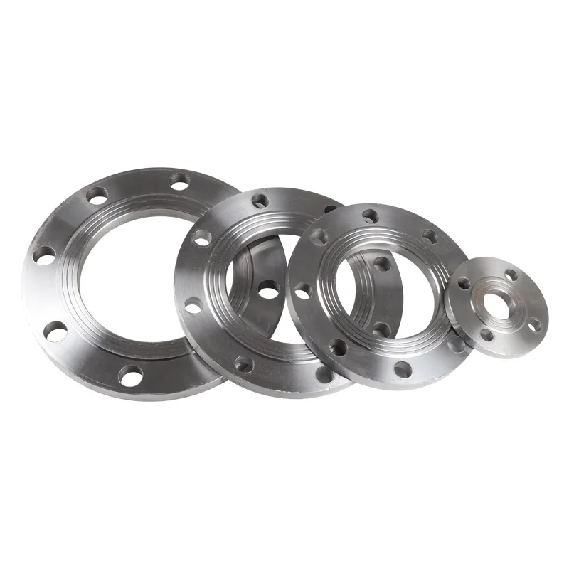 304 Stainless Steel Flat Welding Flange Large Diameter Carbon Steel High Pressure Blind Plate Butt Welding Steel Round Flange