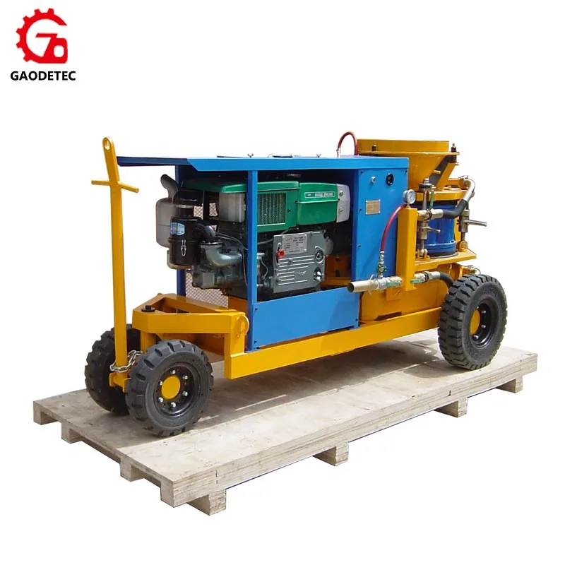 First Class dry shot crete machine make india for slope