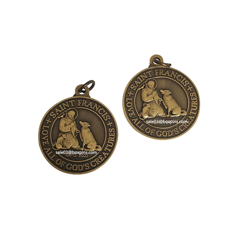 St. Francis Pet Tags Saint Francis bless protect my pets dog tags