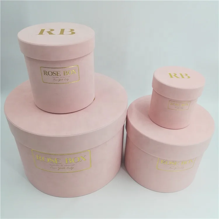 Extra large luxury round hat box for flowers/paper flower box