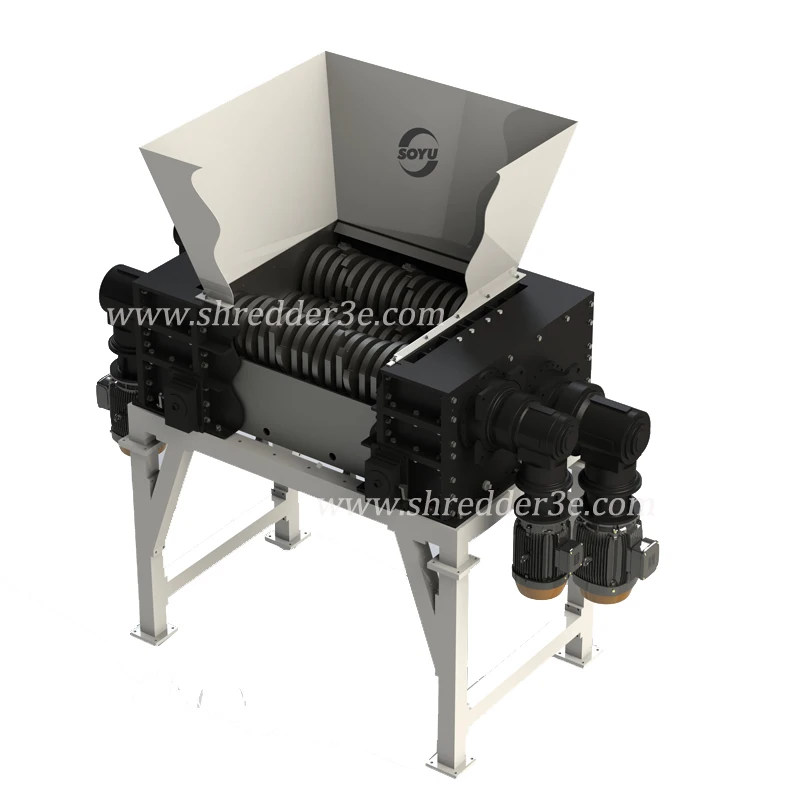 Four Shaft Shredder/Plastic/waste/metal/gass shredding machine