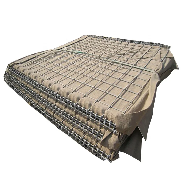 Hot sale Factory Hesco type military fence barrier gabion welded hesco barrier