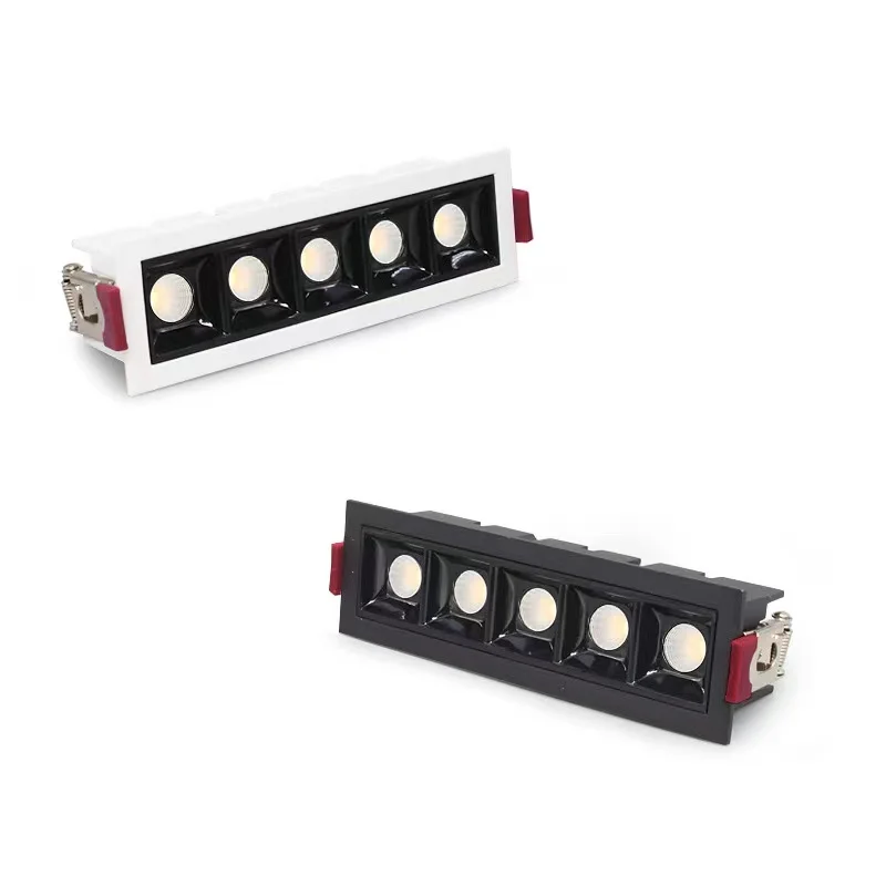 Project commerical lighting 10W Recessed Anti-glare Laser Blade LED downlight for hotel meeting rooms